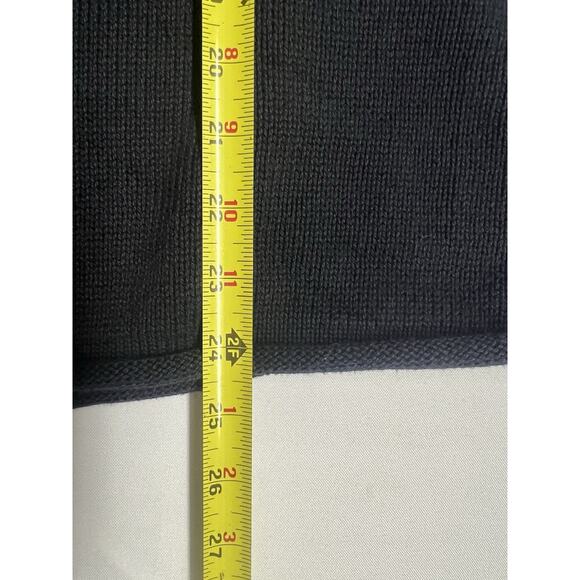 Navy Women’s Rollneck Sleeveless Sweater Shell XL 100% Cotton USA Made - Picture 5 of 7